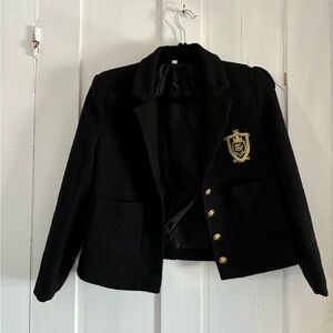 Cropped blazer